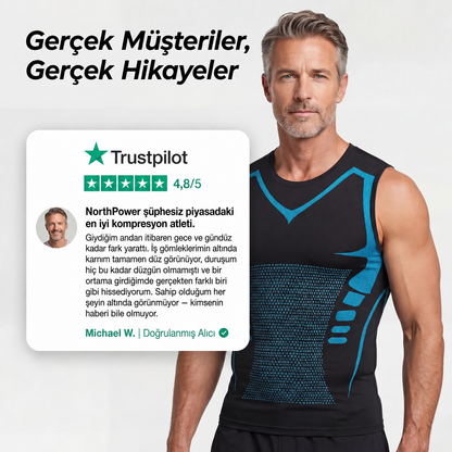 NorthPower™ Erkek Toparlayıcı Kompresyon Atleti
